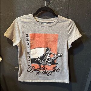 Kids Gray Elton John Graphic Tee